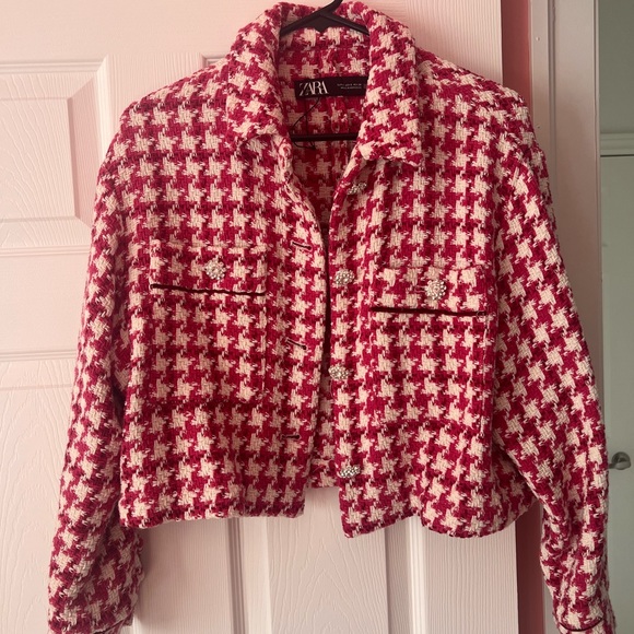 Zara two piece houndstooth set - Picture 2 of 3